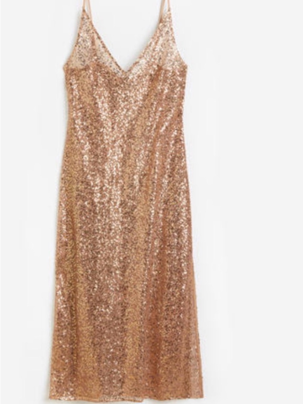H&M V-Neck Bodycon Dress Sequin